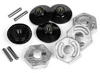17mm Hex Hub Set For E-Savage with Lock Nuts 4pcs (  )