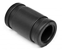 Silicone Exhaust Coupling 15x25x40mm Black