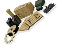 VSTank M1A2 Abrams Desert Air Conditioner and Accessories (  )