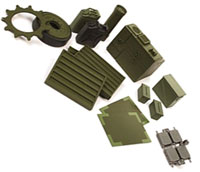 VSTank M1A2 Abrams Green Air Conditioner and Accessories (  )