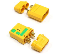 XT90-S Anti-Sparking Male and Female Yellow 4.5mm Connector (  )