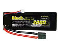 Black Magic 2S1P LiPo Battery 7.4V 8000mAh 35C Traxxas Plug Hardcase (  )