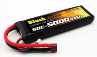 Black Magic 2S LiPo Battery 7.4V 5000mAh 50C Deans Plug (  )