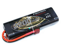 Fullymax LiPo Battery 2S 7.4V 2200mAh 45C Hard Case T-Plug (  )