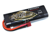 Fullymax LiPo Battery 2S 7.4V 2700mAh 55C Hard Case T-Plug (  )