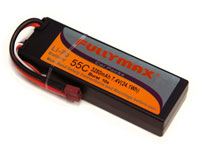Fullymax LiPo Battery 2S 7.4V 3250mAh 55C Hard Case T-Plug (  )