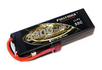Fullymax LiPo Battery 2S 7.4V 3300mAh 55C Hard Case T-Plug (  )