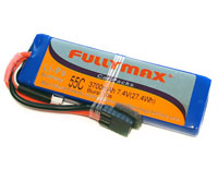 Fullymax LiPo Battery 2S 7.4V 3700mAh 55C TRX-Plug (  )
