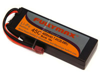 Fullymax LiPo Battery 2S 7.4V 4000mAh 45C Hard Case T-Plug (  )