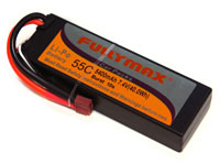 Fullymax LiPo Battery 2S 7.4V 5400mAh 55C Hard Case T-Plug (  )