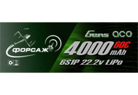 Forsage LiPo Battery 6S1P 22.2V 4000mAh 60C EC5 (  )