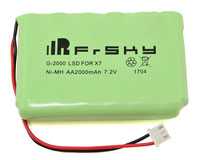 FrSky QX7 NiMh Transmitter Battery 7.2V 2000mAh