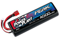 Peak Racing Power Plant LiPo 7.4V 4000mAh 45C Hard Case Deans Plug (  )
