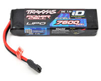 Traxxas Power Cell 2S LiPo Battery 7.4V 7600mAh 25C with iD Traxxas Connector