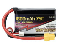 Vant LiPo Battery 3S1P 11.1V 1800mAh 75C XT60 (  )