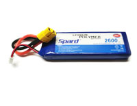 Spard LiPo Battery 2S1P 7.4V 2600mAh 25C XT60 (  )
