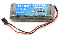 Team Orion Marathon XL 6V 1900mAh 2/3 Receiver Pack Flat JR Plug (  )
