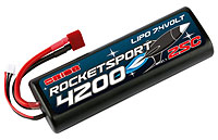 Orion Rocket Sport Pack LiPo 7.4V 4200mAh 25C Deans Plug (  )
