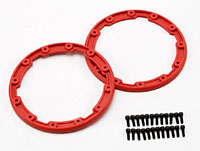 Sidewall Protector Beadlock Style Red 2pcs (  )