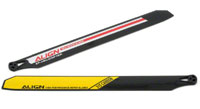 Carbon Main Rotor Blades 315mm Yellow T-Rex 450 (  )