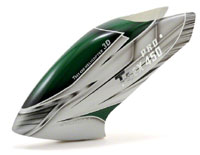 Painted Canopy Silver/Green T-Rex 450 Pro V2 (  )