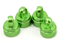 Aluminium Green-Anodized Shock Caps 4pcs (  )