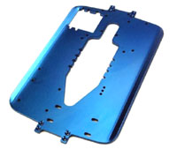 Aluminum Anodized Blue Chassis 4mm 6061-T6 T-Maxx (  )