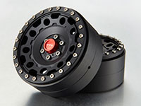 TFL Design J CNC Alloy Wheels 2.2 Inch 55x30mm Black 2pcs (  )