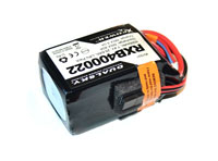 Dualsky RXB LiPo Reciever Battery 2S2P 7.4V 4000mAh 20C Duo JR & DC3 (XT60) (  )