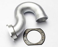 Exhaust Header Tubular Aluminum Silver-Anodized TRX 2.5, 2.5R, 3.3 (  )