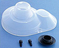 Molded Gear Cover Clear B4/T4/SC10 (  )