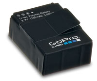 GoPro Rechargeable Li-Ion Battery 3.7V 1180mAh HERO3/HERO3+