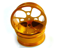 Himoto Aluminum Wheels Orange E18 2pcs (  )
