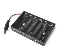 6-Cell AA BH364A Battery Box 6xAA with DCx2.1 (  )