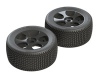 Arrma dBoots Exabyte T 6S Tire on Black Wheel 145x64mm HEX17mm 2pcs (  )