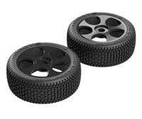 Arrma dBoots Exabyte B Buggy Tire on Black Wheel 116x42mm HEX17mm 2pcs (  )
