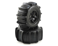 X-Maxx 4.3/5.7 Pre-Mounted Paddle Tires & Wheels 2pcs (  )