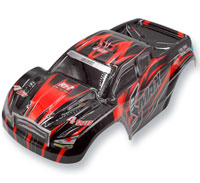 SMax Red Monster Truck Body Shell (  )