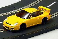 Porsche 911 GT3 Yellow D-Slot Car 1/43 (  )