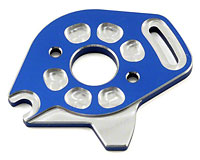Aluminum 6061-T6 Motor Plate Blue Slash 4x4 (  )