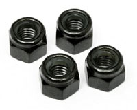 Lock Nut M5mm Black 4pcs (  )