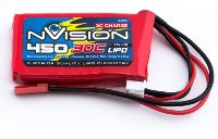 nVision Soft Case LiPo 7.4V 450mAh 30C JST Plug (  )
