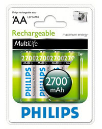 Philips HR6-4BL AA NiMh 2700mAh 4pcs (  )