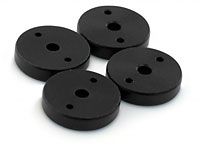 Precision Piston 1.4x2 Holes Black 4pcs