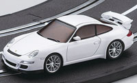 Porsche 911 GT3 White D-Slot Car 1/43
