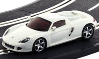 Porsche Carrera GT White D-Slot Car 1/43