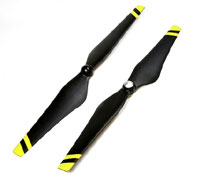 DJI 12x4.2 Self-tightening Propeller Black/Yellow Stripes Set (  )