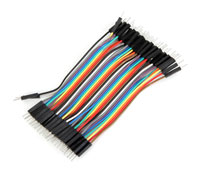 Male-Male Breadboard Jumper Wire Cable 10cm 40pcs (  )