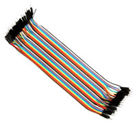 Male-Male Breadboard Jumper Wire Cable 30cm 40pcs (  )