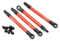 Aluminum Push Rods 70mm Red 1/16 E-Revo 4pcs (  )
